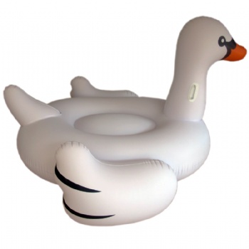  Adult Pool Float Raft Boats Inflatable Swan Shaped Floating Lounge Chair	