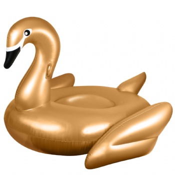 hot sale Inflatable animal float inflatable water toys inflatable gold swan for sale