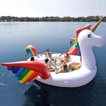  6 personal huge inflatable Unicorn party bird island	