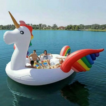  6 personal huge inflatable Unicorn party bird island	