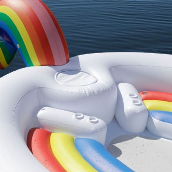  6 personal huge inflatable Unicorn party bird island	