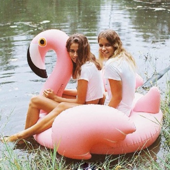  Giant Inflatable Pool Float Flamingo Inflatable Pink Flamingo	