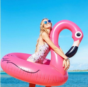 giant pink flamingo pool float hot sale