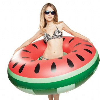 giant watremelon swim ring pool float