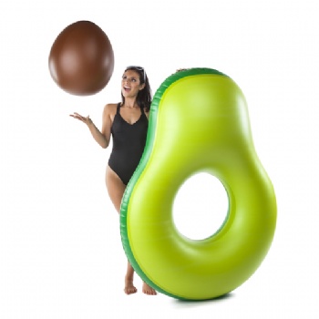 giant avocado swim ring pool float