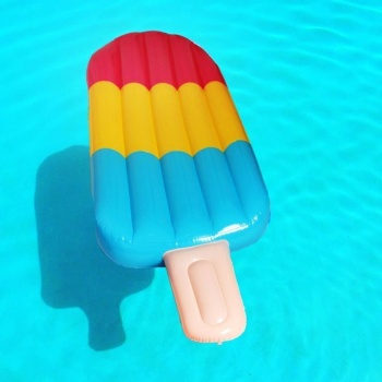  180cm Giant Rainbow Popsicle Air Lounger Ice lolly Inflatable Pool Float Icicle Swimming Ring For Adult Water Summer Toys	