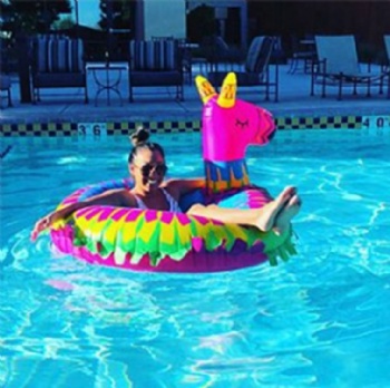  giant inflatable party pinata swim ring pool float	