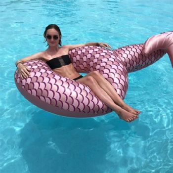  giant Rose Gold Mermaid Tail pool float hot sale	