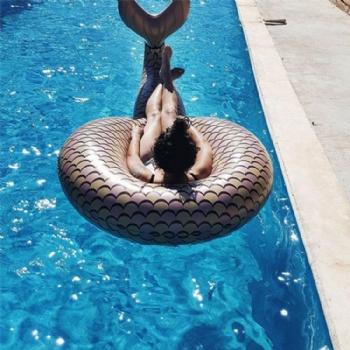  giant Rose Gold Mermaid Tail pool float hot sale	
