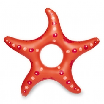  Giant inflatable starfish swimming ring pool float	