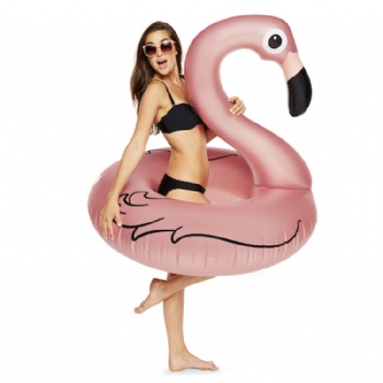  giant Rose Gold flamingo pool float hot sale	