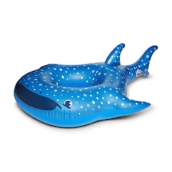 inflatable whale shark swim ring pool float