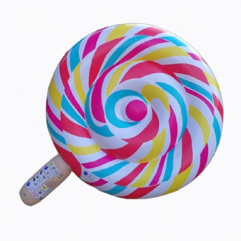  PVC Inflatable lolipop candy pool float	