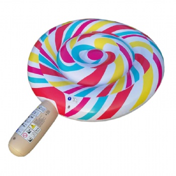  PVC Inflatable lolipop candy pool float	