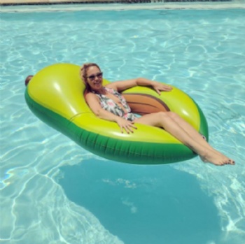  giant avocado swim ring pool float	