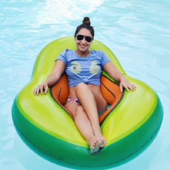  giant avocado swim ring pool float	